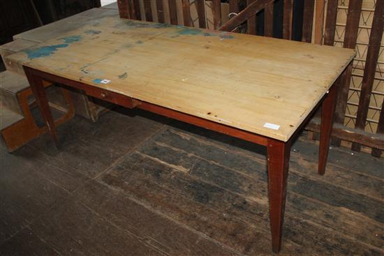 French pine farmhouse table(-)